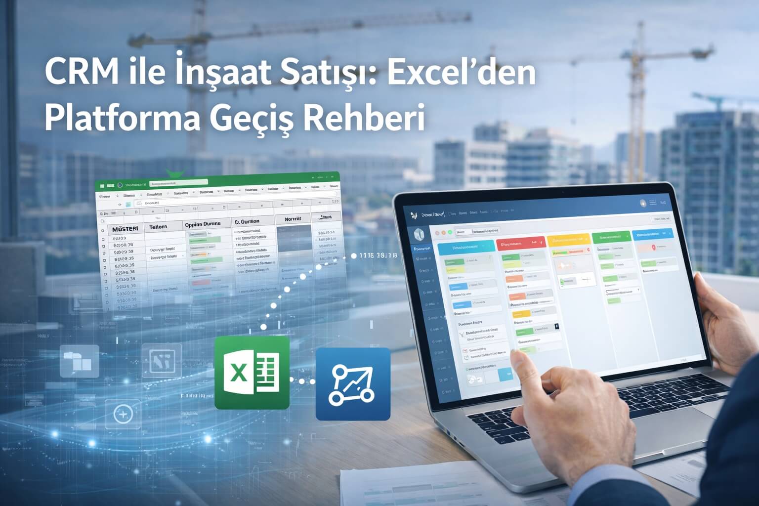 Construction Sales with CRM: A Guide to Transitioning from Excel to a Platform cover image